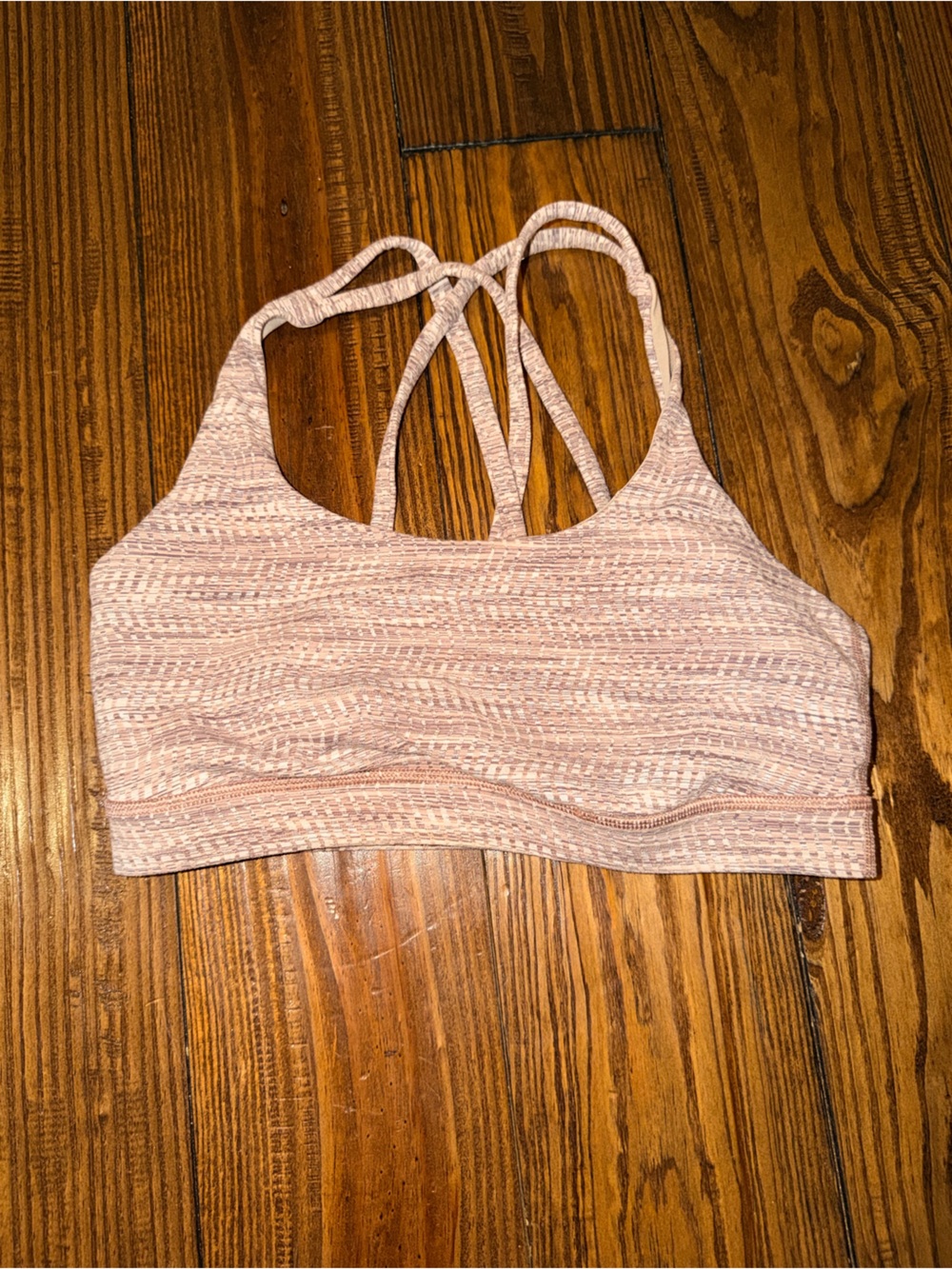 lululemon athletica Strappy Seamless Sports Bra - Dusty Rose